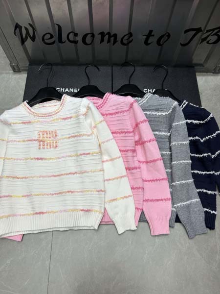 2025年9月26日入荷秋冬新作 miumiuニットのセータ...