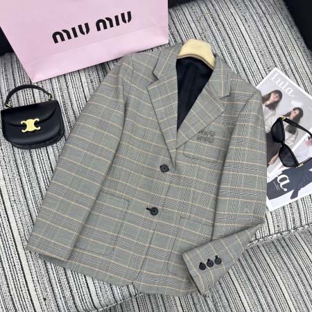 2025年9月27日入荷秋冬新作 miumiuジャケットファ...