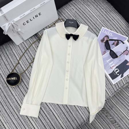 2025年9月27日入荷秋冬新作CELINEシャツファッショ...