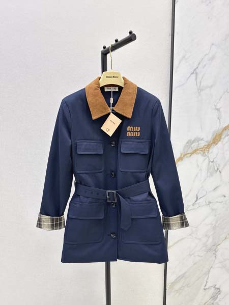 2025年9月27日入荷秋冬新作 miumiuジャケットファ...