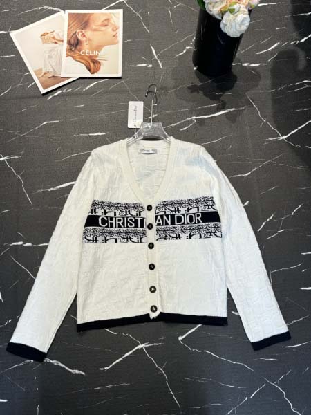 2025年9月27日入荷秋冬新作Dior ニットの上着ファッ...