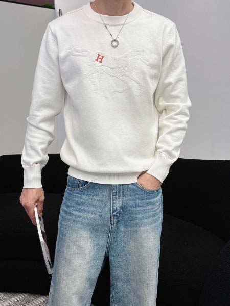 2025年10月15日入荷新作Hermesウール混紡 ニット/セーター  秋冬高品質超厳選★入手困難/LD工場