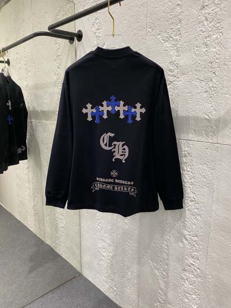 2025年10月30日秋冬新作Chrome heartstシャツ高品質人気商品/LDF工場