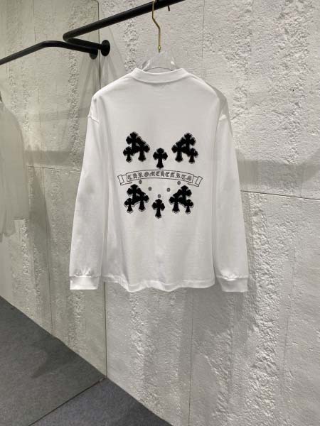 2025年10月30日秋冬新作Chrome heartstシャツ高品質人気商品/LDF工場