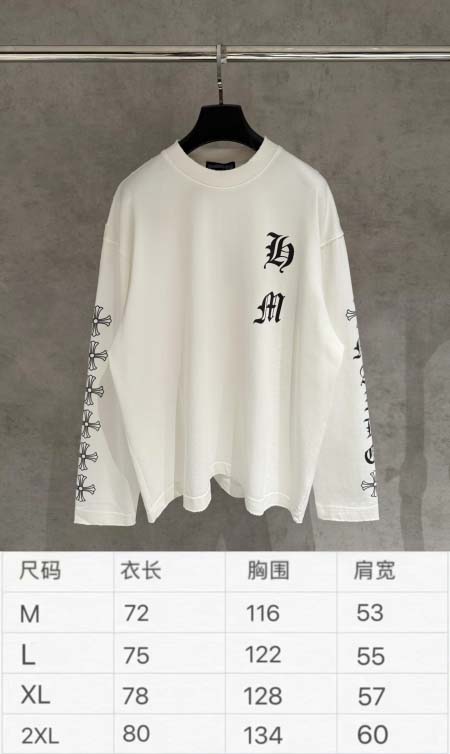 2025年10月30日秋冬新作Chrome Heartstシャツ原版復刻人気で★ 超厳選★入手困難★/LDF工場