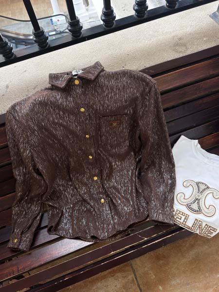 2025年10月1日入荷秋冬新作Celineシャツファッショ...