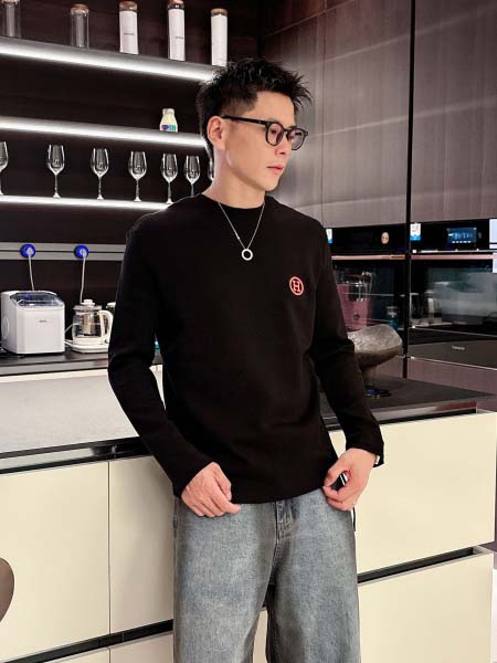 2025年10月14日入荷新作Hermes長袖Tシャツ 高品...