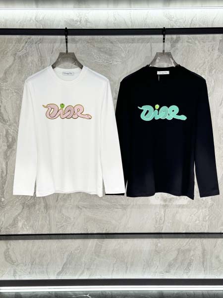 2025年10月14日入荷新作Dior長袖Tシャツ 高品質超...