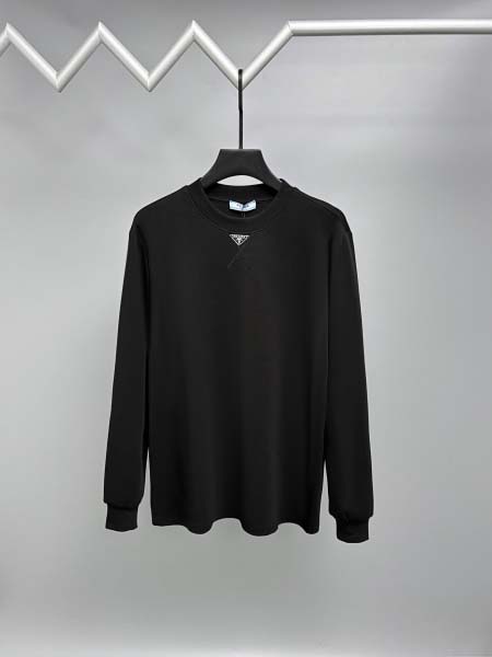 2025年10月30日秋冬新作Prada長袖Tシャツ高品質人...