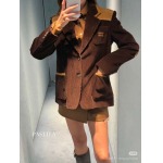 2025年11月18日入荷秋冬新作MiuMiuジャケットファッション/誕生日プレゼント/贈り物 can工場