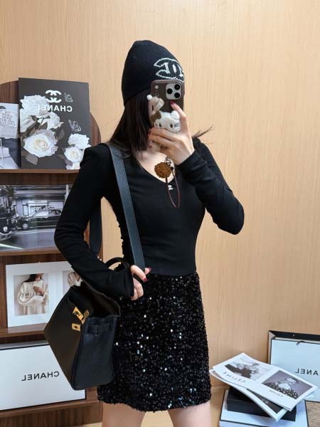 2025年11月20日入荷秋冬新作シャネルアンダーシャツ フ...