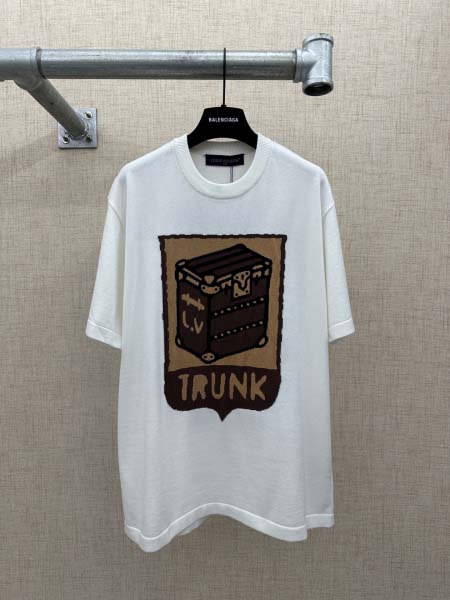 2025年11月30日秋冬新作ルイヴィトンニットの半袖高品質...