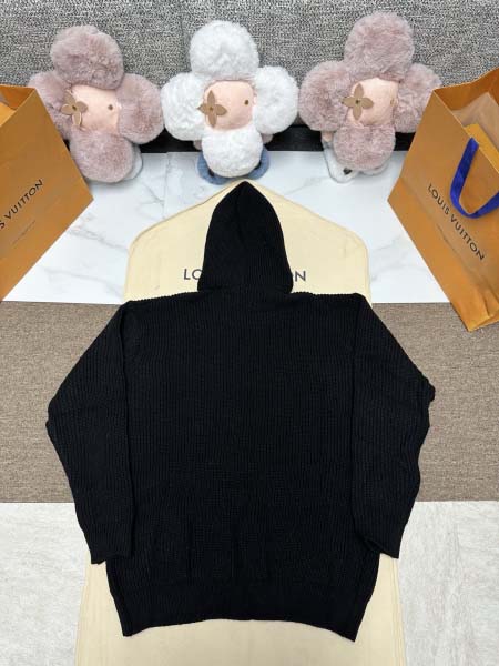 2025年12月3日秋冬新作CELINEニットフード付きジッパー付きコート高品質人気商品/LDF工場