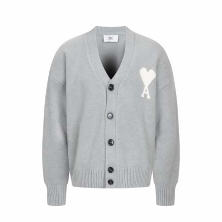 2025年12月1日秋冬新作Ami ニットカーディガン  高...