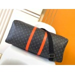 2025年12月9日入荷Louis Vuitton バッグ M15253 55CM Keepall 55Monogram Eclipse 55.0 x 31.0 x 26.0 Lona Monogra 高品質新作/誕生日プレゼント/ZC工場