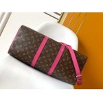 2025年12月9日入荷Louis Vuitton バッグ M13807 M13808 Keepall Bandoulière 45 Monogram Macassar LV Colormania 27 x 20 x 45  高品質新作/誕