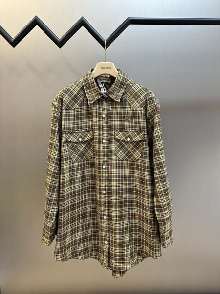 2025年12月21日秋冬新作miu miuシャツ高品質人気...