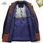 2026年1月4日Hermes新作秋冬のダッフルコートに厚手のロングスーツビジネス紳士人気商品/TY工場