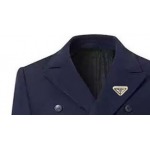 2026年1月4日Prada新作秋冬のダッフルコートに厚手のロングスーツビジネス紳士人気商品/TY工場