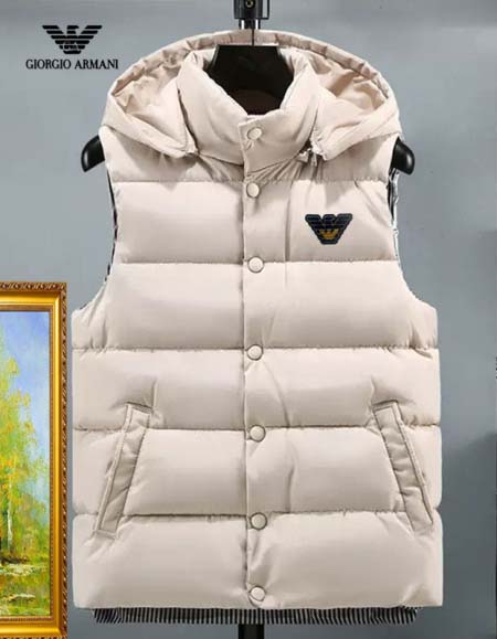 2026年1月9日ARMANI 新作 羽毛綿のベストJX工場