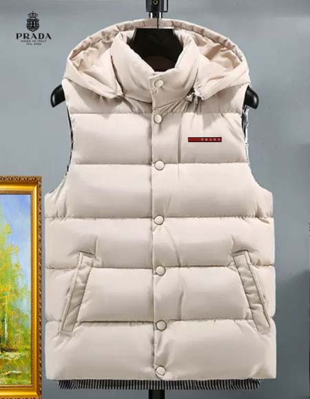 2026年1月9日PRADA 新作 羽毛綿のベストJX工場