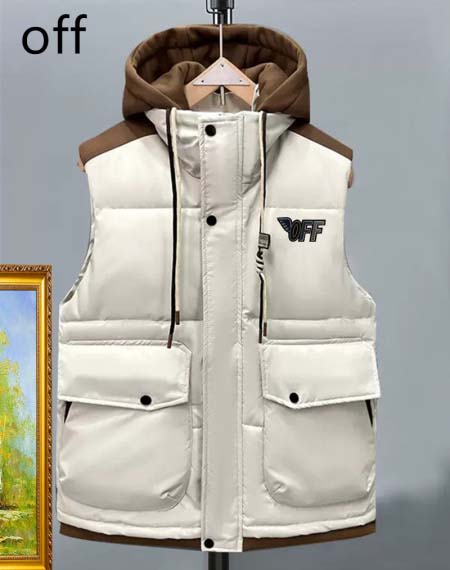 2026年1月9日OFF-WHITE 新作 羽毛綿のベストJ...