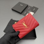 2026年1月12日新作高品質Saint Laurent財布w12×h10×d3cm     /GQ工場