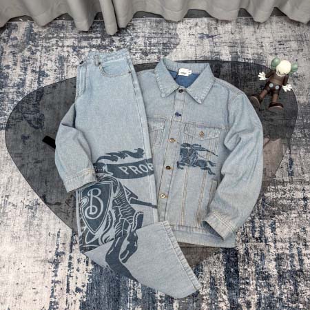 2026年1月19日新作Burberryデニム上下高品質人気...