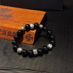 2026年1月31日入荷新品クロムハーツ黒曜石のブレスレットギフト/誕生日/記念品/アクセサリーxin工場