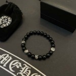 2026年1月31日入荷新品クロムハーツ黒曜石のブレスレットギフト/誕生日/記念品/アクセサリーxin工場