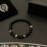 2026年1月31日入荷新品クロムハーツ黒曜石のブレスレットギフト/誕生日/記念品/アクセサリーxin工場