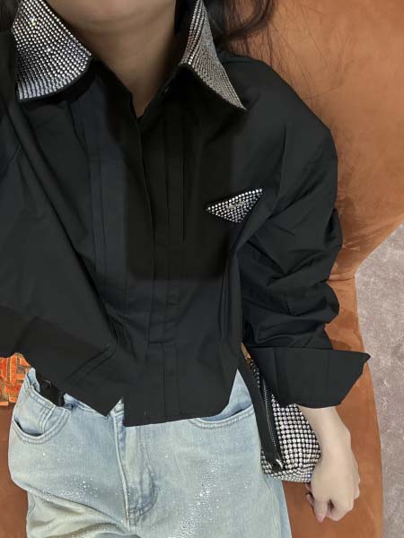 2026年2月26日入荷早春新作Pradaシャツファッション/誕生日プレゼント/贈り物 can工場