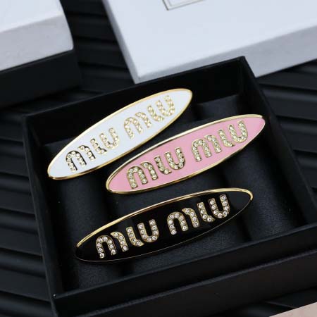 2026年2月5日入荷新品miumiuヘアピンギフト/誕生日...