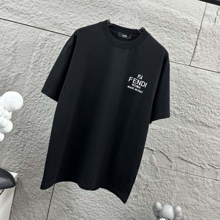 2026年3月17日新作Fendi半袖 tシャツ人気商品/誕生日プレゼント/FF工場