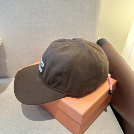 2026年3月22日入荷早春新作MiuMiu帽子／野球帽ファッション/誕生日プレゼント/贈り物 HT工場