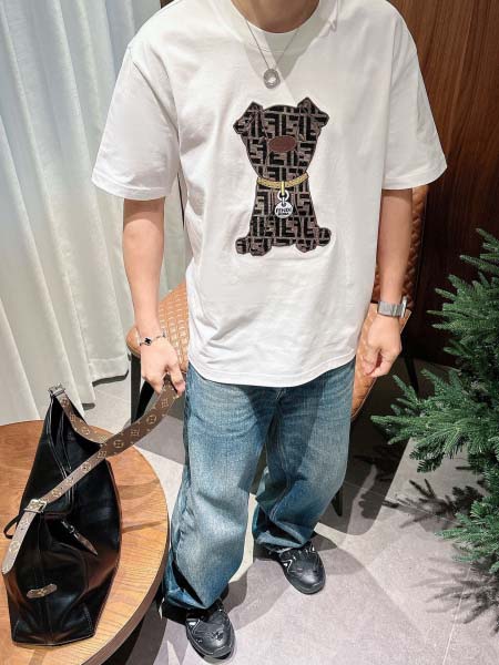 2026年3月28日入荷新作Fendi半袖Tシャツ春夏高品質超厳選★入手困難/LD工場
