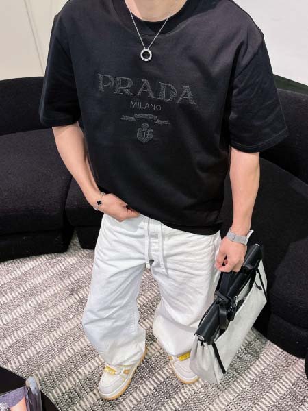 2026年3月28日入荷新作Prada半袖Tシャツ春夏高品質超厳選★入手困難/LD工場