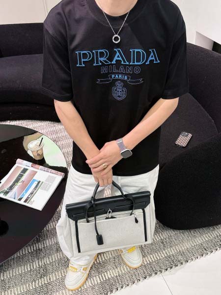 2026年3月28日入荷新作Prada半袖Tシャツ春夏高品質超厳選★入手困難/LD工場