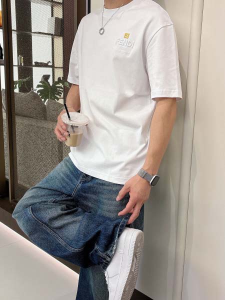 2026年3月29日入荷新作Fendi半袖Tシャツ春夏高品質超厳選★入手困難/LD工場