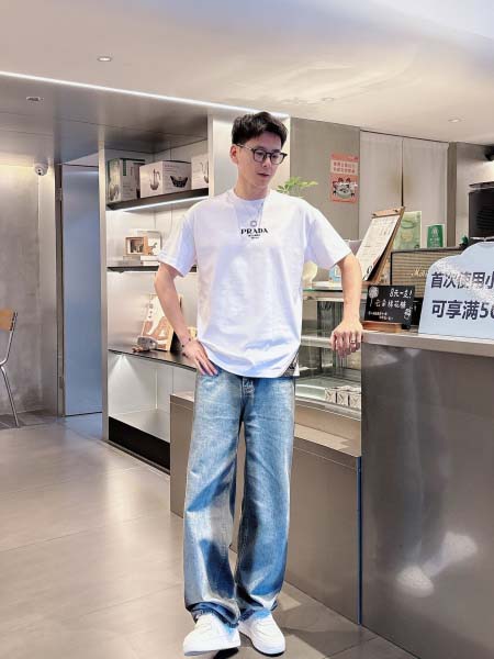 2026年3月31日入荷新作Prada半袖Tシャツ春夏高品質超厳選★入手困難/LD工場