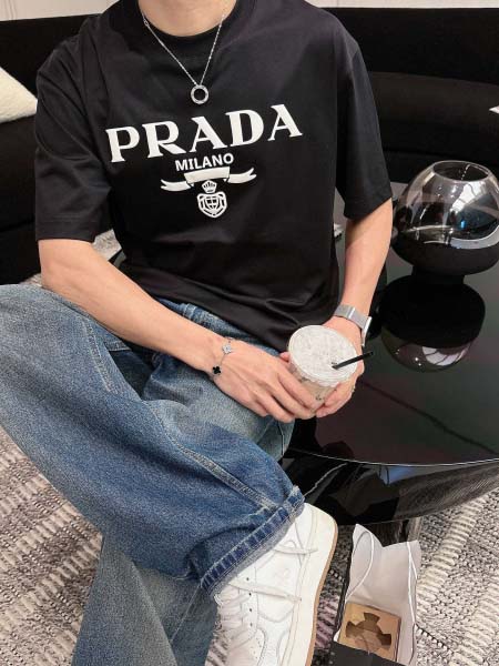 2026年3月31日入荷新作Prada半袖Tシャツ春夏高品質超厳選★入手困難/LD工場