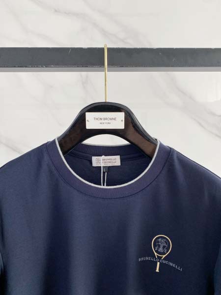 2026年3月31日入荷新作Brunello Cucinelli半袖Tシャツ春夏高品質超厳選★入手困難/LD工場