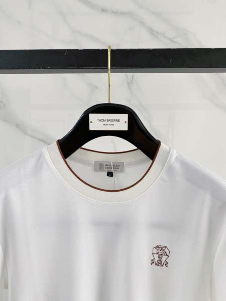 2026年3月31日入荷新作Brunello Cucinelli半袖Tシャツ春夏高品質超厳選★入手困難/LD工場