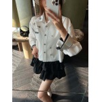 2026年3月6日入荷早春新作 Miumiuシャツファッション/誕生日プレゼント/贈り物 can工場