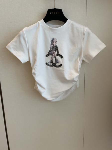 2026年3月6日入荷早春新作Chanel半袖 tシャツファ...