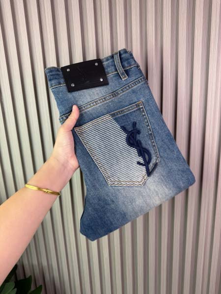 2026年3月18日春夏新作ファッション高品質YSLジーパン...