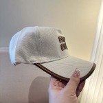 2026年3月22日入荷早春新作MiuMiu帽子／野球帽ファッション/誕生日プレゼント/贈り物 HT工場