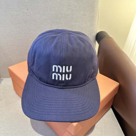 2026年3月22日入荷早春新作MiuMiu帽子／野球帽ファ...