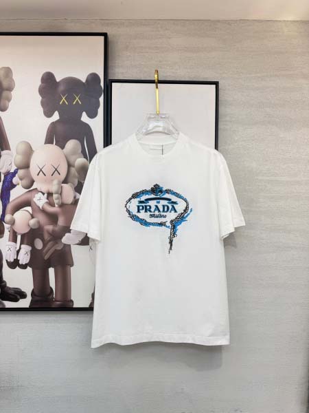 2026年3月28日入荷新作Prada半袖Tシャツ春夏高品質...