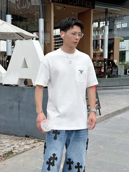 2026年3月31日入荷新作Prada半袖Tシャツ春夏高品質...